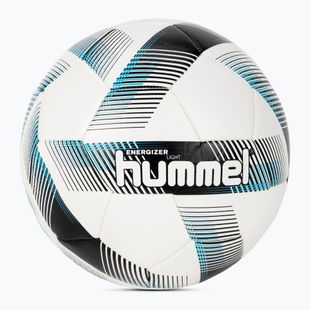 Piłka do piłki nożnej Hummel Energizer Light FB white/black/blue rozmiar 5