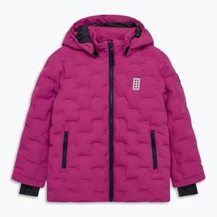 Kurtka narciarska dziecięca LEGO Lwjipe 706 fuchsia