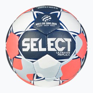 Piłka do piłki ręcznej SELECT Ultimate Euro Men v26 Replica white/red/black rozmiar 0