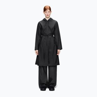 Płaszcz przeciwdeszczowy damski Rains A-Line Longer black
