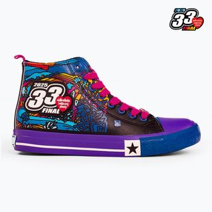 Trampki dziecięce oficjalne WOŚP BIG STAR RR374650 niebieski/fiolet