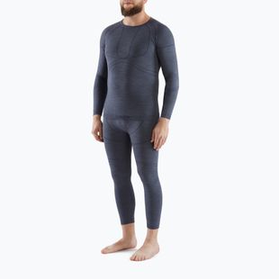 Komplet bielizny termoaktywnej męskiej Viking Lan Pro Merino dark/grey
