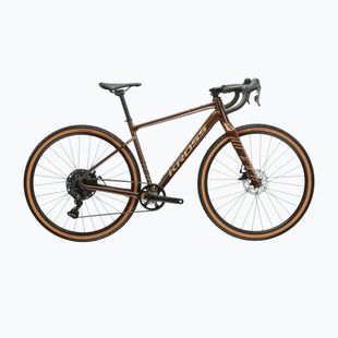 Rower gravelowy KROSS Esker 2.0 brązowy/beżowy/połysk