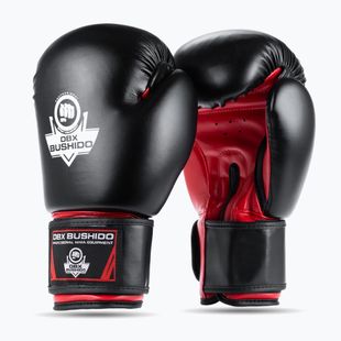 Rękawice bokserskie DBX BUSHIDO ARB-407 czarne/czerwone