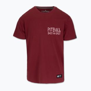 Koszulka męska Pitbull Shot For Shot burgundy