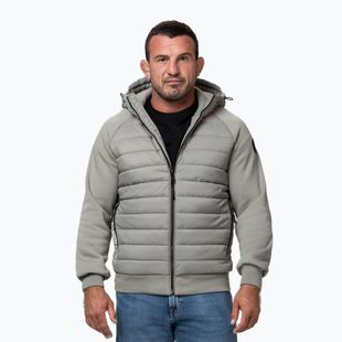 Kurtka męska Pitbull Palomar Padded Hooded Hybrid dusty salvia