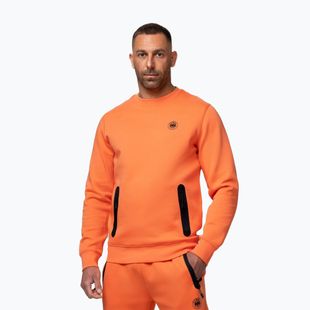 Bluza męska Pitbull Dogwood Crewneck Sweatshirt fluo orange