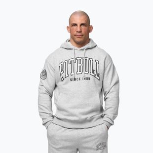 Bluza męska Pitbull Badger Hooded grey/melange