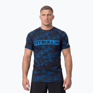 Rashguard męski Pitbull Hex Camo Hilltop Rashguard blue