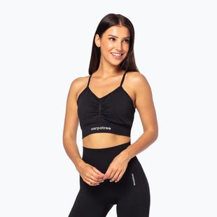 Biustonosz treningowy Carpatree Allure Seamless black