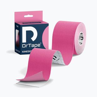 Taśma do kinesiotapingu DrTape Kinesiology Tape różowy