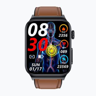 Zegarek Watchmark Cardio One brązowy
