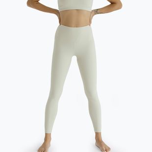 Legginsy do jogi damskie JOYINME Unity Ribbed 7/8 buttercream
