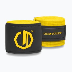 Bandaże bokserskie Octagon Legion Supreme 400 cm yellow
