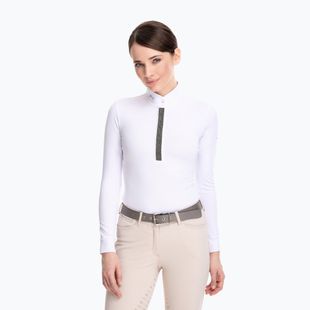Koszula konkursowa longsleeve damska FERA Equestrian Stardust white/grey