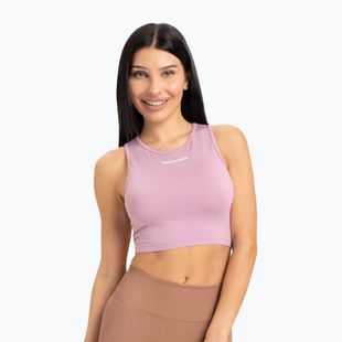 Top treningowy damski Gym Glamour Wiązany pink