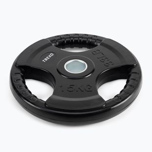 Obciążenie żeliwne ogumowane XTREXO RW15 15 kg czarne