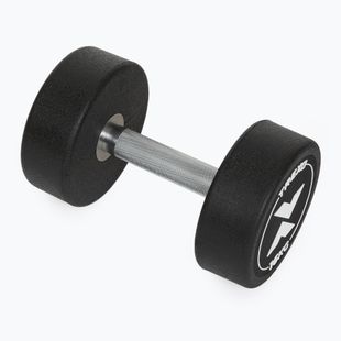 Hantel żeliwny gumowany XTREXO Pro 16 kg czarny
