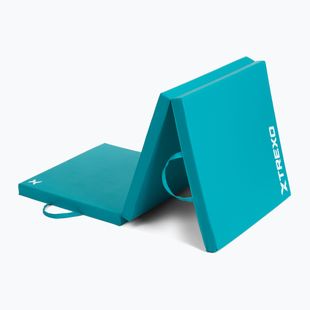 Materac gimnastyczny XTREXO składany 180 x 60 x 5 cm zielony