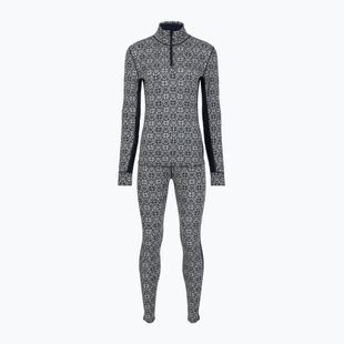 Komplet bielizny termoaktywnej damskiej WOOLCANOSET1121 100% merino granatowy