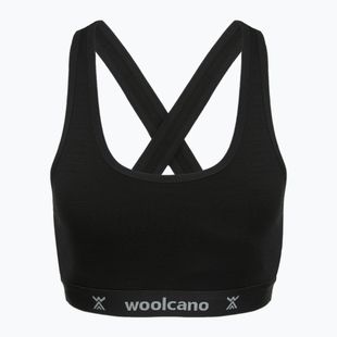 Biustonosz WOOLCANO BRA1111 merino czarny