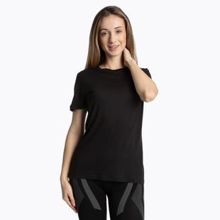 Koszulka termoaktywna damska WOOLCANO Merino TEE0547 czarny