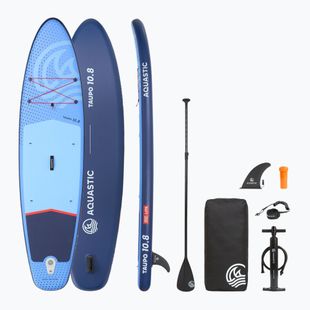 Zestaw deska SUP pompowana AQUASTIC Taupo 10'8" allround niebieski