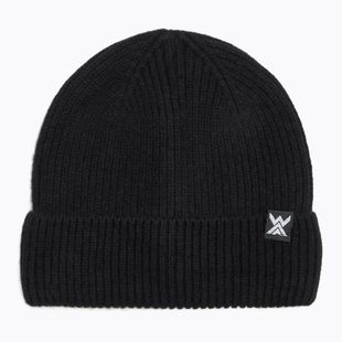 Czapka zimowa dziecięca WOOLCANO Merino 100% HAT0440 czarny