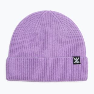 Czapka zimowa dziecięca WOOLCANO Merino 100% HAT0440 fioletowy
