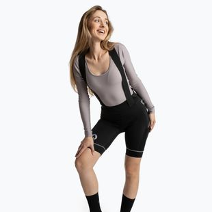 Spodenki rowerowe damskie ATTABO Kirun Pro WMNS Bib Shorts Cargo czarny