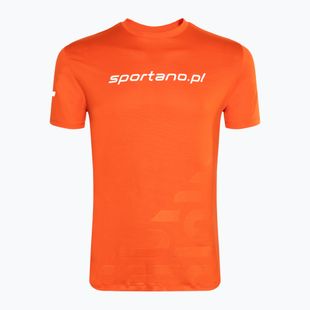 Koszulka do biegania męska Sportano Active Men pomarańczowy