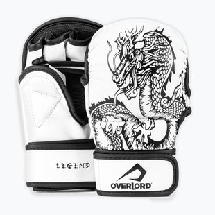 Rękawice grapplingowe Overlord MMA Legend biały