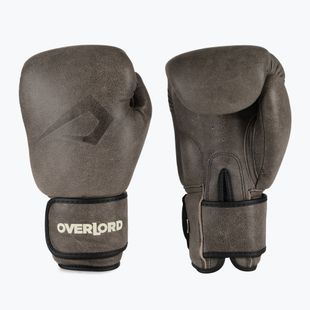 Rękawice bokserskie Overlord Old School brązowe