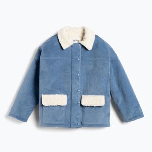 Kurtka dziecięca KID STORY Teddy air blue flowers