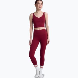 Legginsy do jogi damskie JOYINME Oneness Ease 7/8 red wine