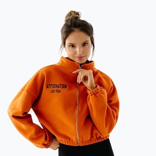 Bluza polarowa damska JOYINME Zip Flow Sweatshirt pumpkin spice