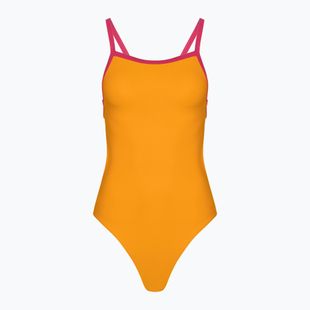 Strój pływacki jednoczęściowy damski CLap Dwuwarstwowy pink mango