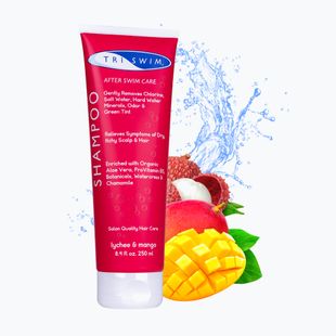Szampon usuwający chlor do włosów TRISWIM lychee/mango