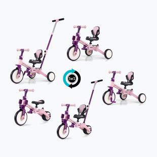 Rowerek biegowy Milly Mally 5w1 Optimus Max pink