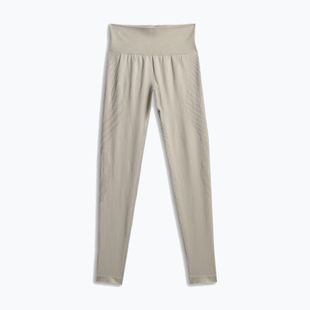 Legginsy treningowe damskie 4F Multiactive FNK F457 creme