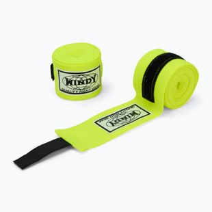 Bandaże bokserskie Windy HW-2 450 cm green flueo