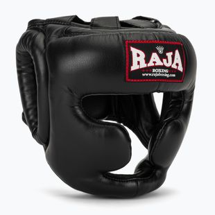 Kask bokserski RAJA BOXING Semi Leather black