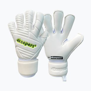 Rękawice bramkarskie dziecięce 4keepers Retro 42 RF2G Jr biały