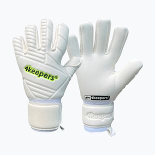 Rękawice bramkarskie dziecięce 4keepers Retro 42 NC Jr biały