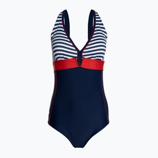 Strój kąpielowy jednoczęściowy damski AQUA-SPEED Maris niebieski/biały