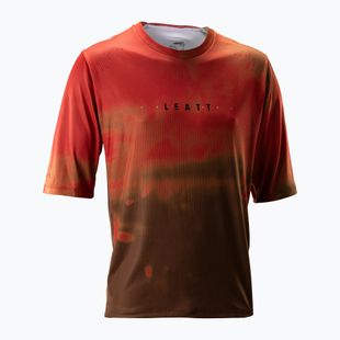 Koszulka rowerowa męska Leatt MTB Gravity 4.0 dusty red