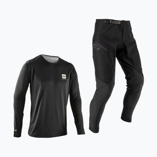Komplet rowerowy męski Leatt Ride Kit MTB 1.0 ghost black