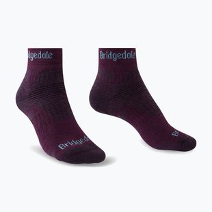 Skarpety trekkingowe damskie Bridgedale Hike Midweight Performance Ankle dark purple