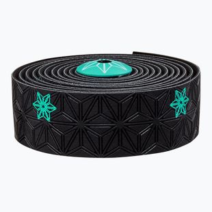 Owijka na kierownicę SUPACAZ Super Sticky Kush Galaxy celeste print/celeste plugs