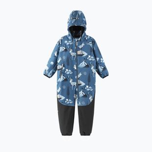 Kombinezon softshell dziecięcy Reima Mjosa blue ocean